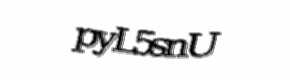 Security check image, please type the characters shown